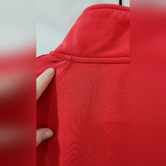 PUMA Women's 1/4 Zip‎ Jacket Size Small Coral Dry Cell Pullover Workout Train - Picture 9 of 9